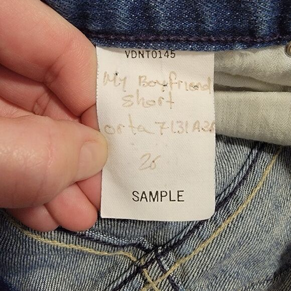PYLO Jean Boyfriend Shorts Sample Native American size 26 - Picture 4 of 5